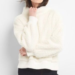 Gap XL Women’s Sherpa Mockneck Pullover Sweater